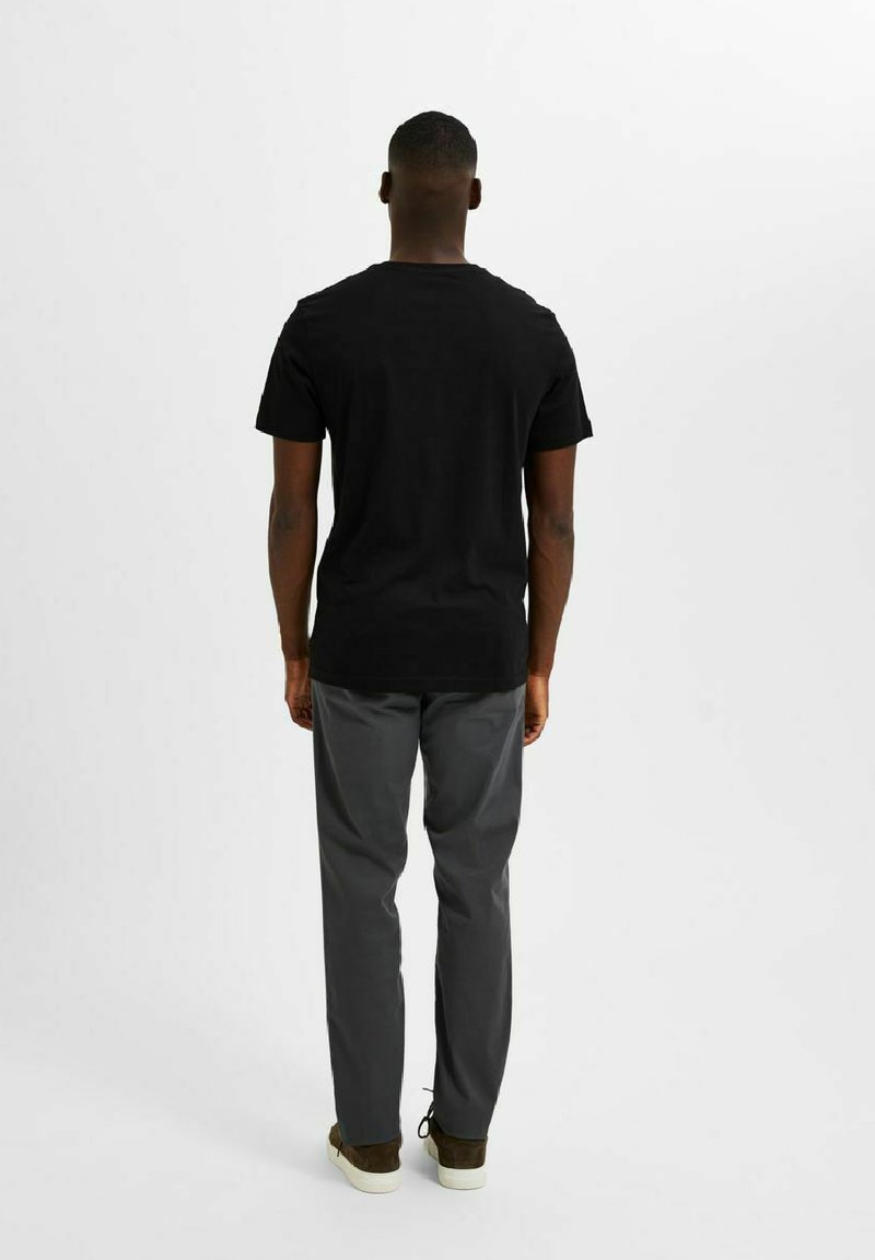 Selected Homme 3ER-PACK - T-Shirt Basic - Black