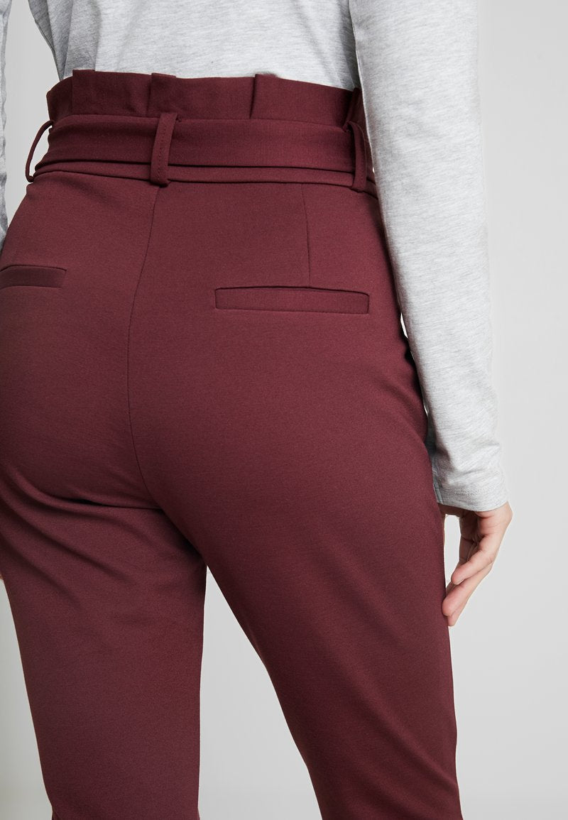 Vero Moda VMEVA HR PAPERBAG GA NOOS - Chino - Port Royale