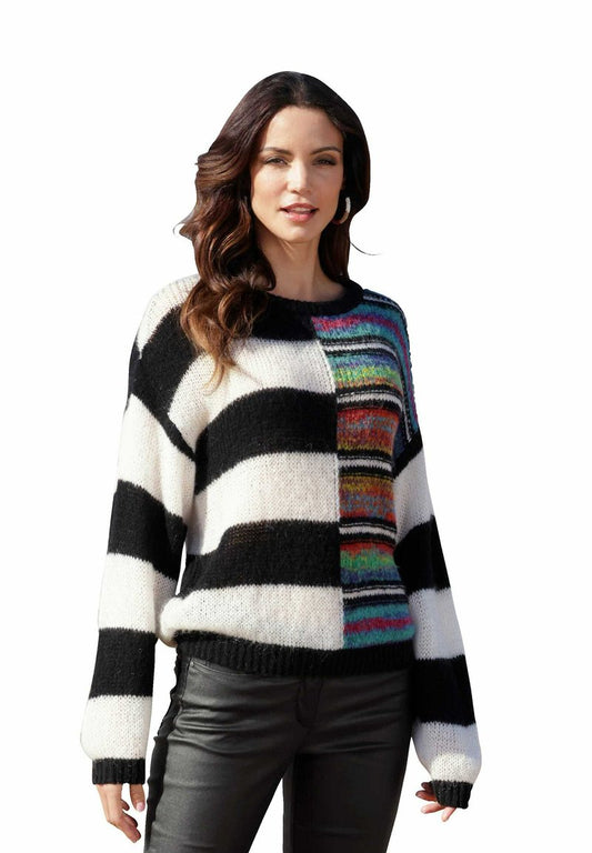  Strickpullover - Schwarz