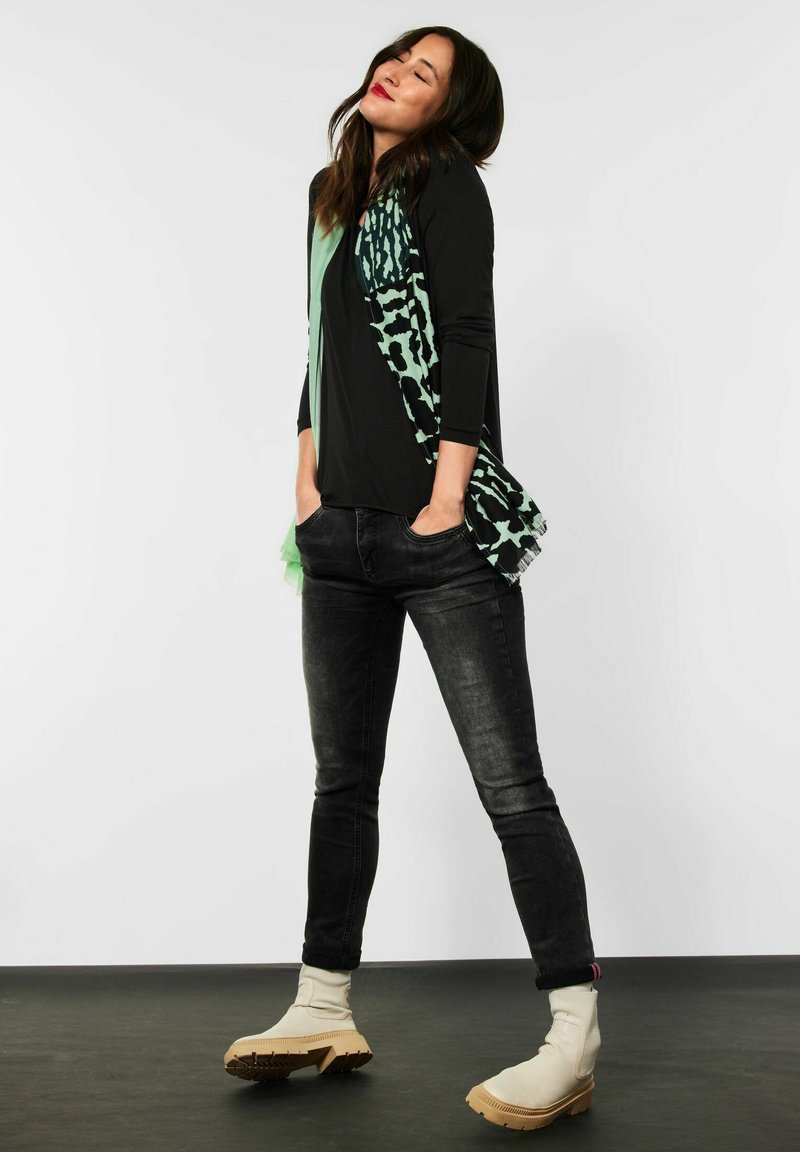 STREET ONE LANGARM - Langarmshirt - Schwarz