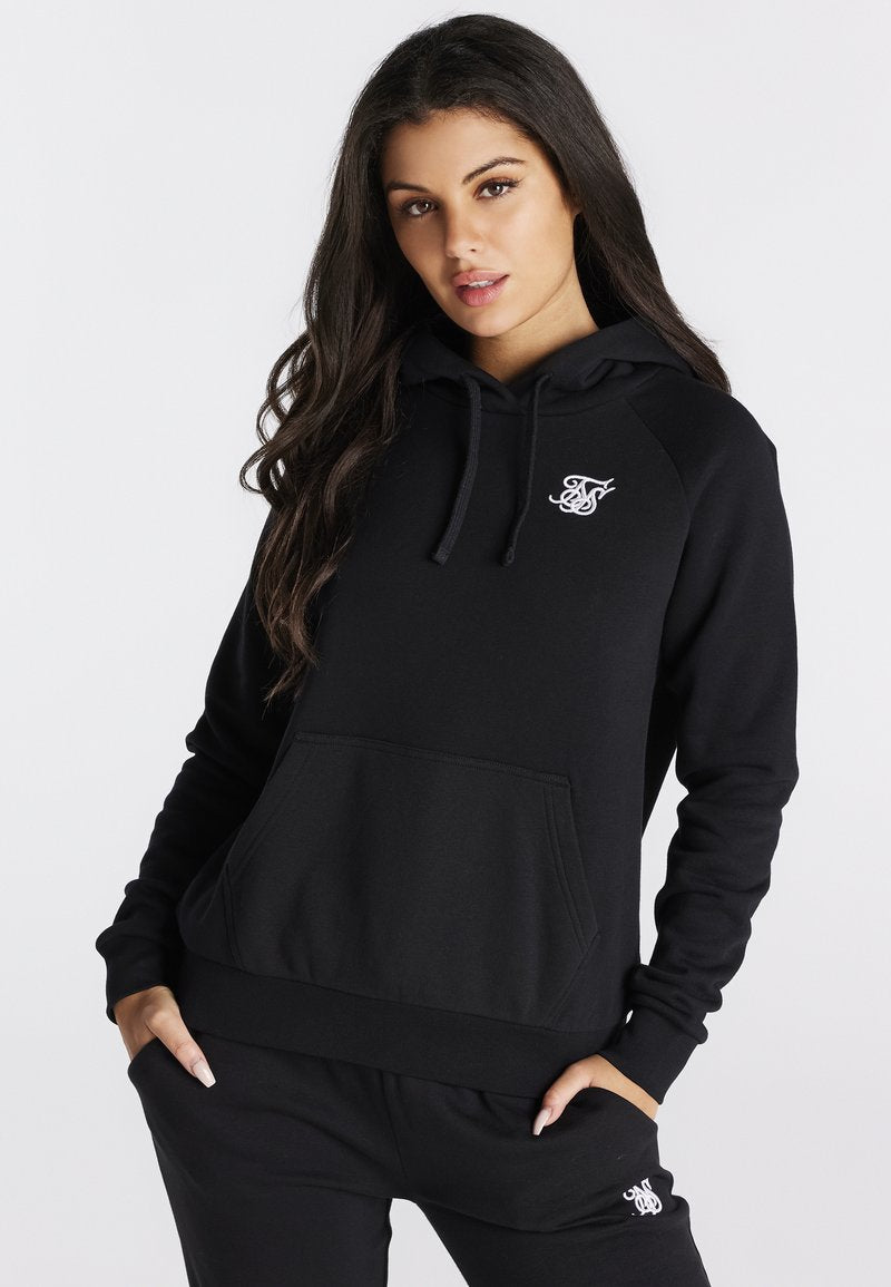  SIKSILK OVERHEAD HOODIE - Kapuzenpullover - Black