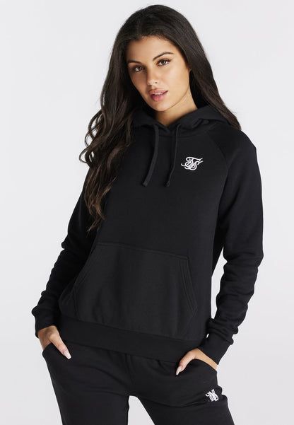  SIKSILK OVERHEAD HOODIE - Kapuzenpullover - Black