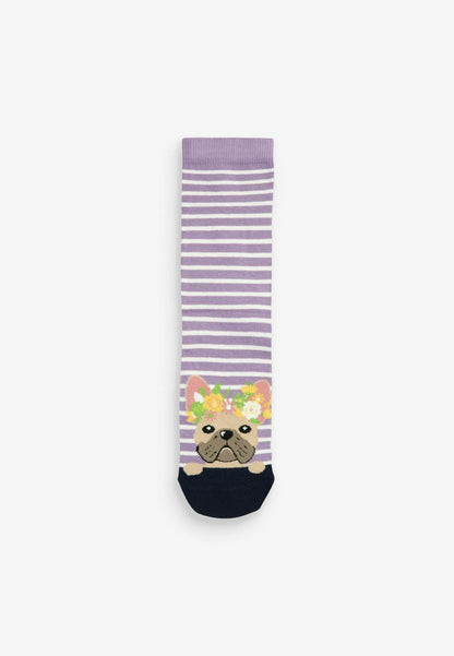 Next FLOWER GARLAND DOGS ANKLE 4-ER-PACK - Socken - Multi