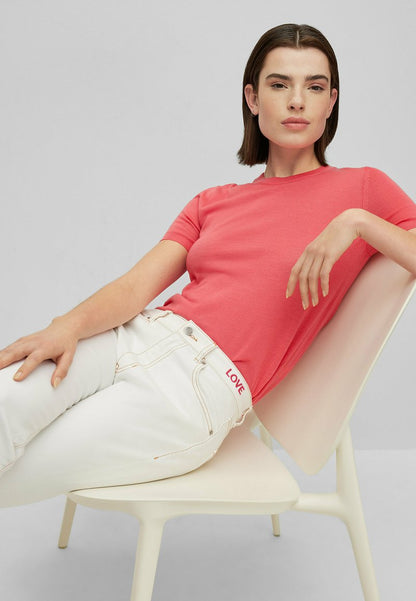 Boss FALYSSIASI - T-Shirt Basic - Pink Seventeen