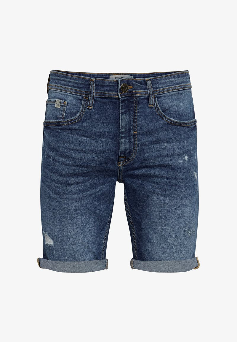  PRNARVIK - Jeans Shorts - Denim Middle Blue