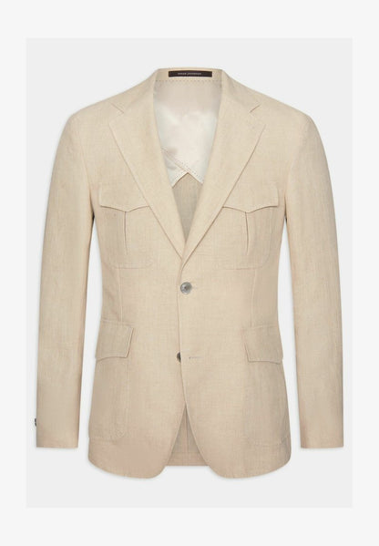 Oscar Jacobson FRISO SAFARI SOFT - Sakko - Natural Beige