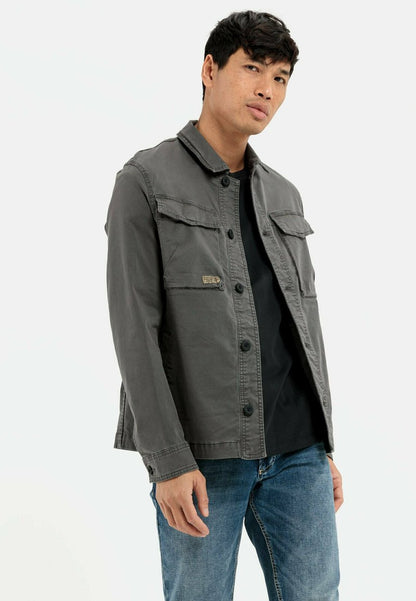 Camel Active INDOOR REGULAR FIT - Leichte Jacke - Shadow Grey