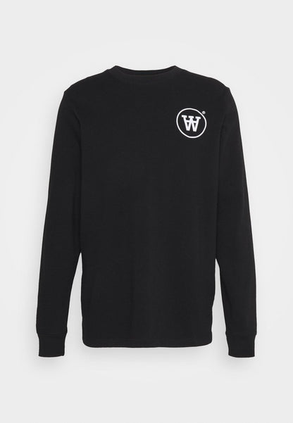 Wood Wood MAK LONG SLEEVE - Langarmshirt - Black