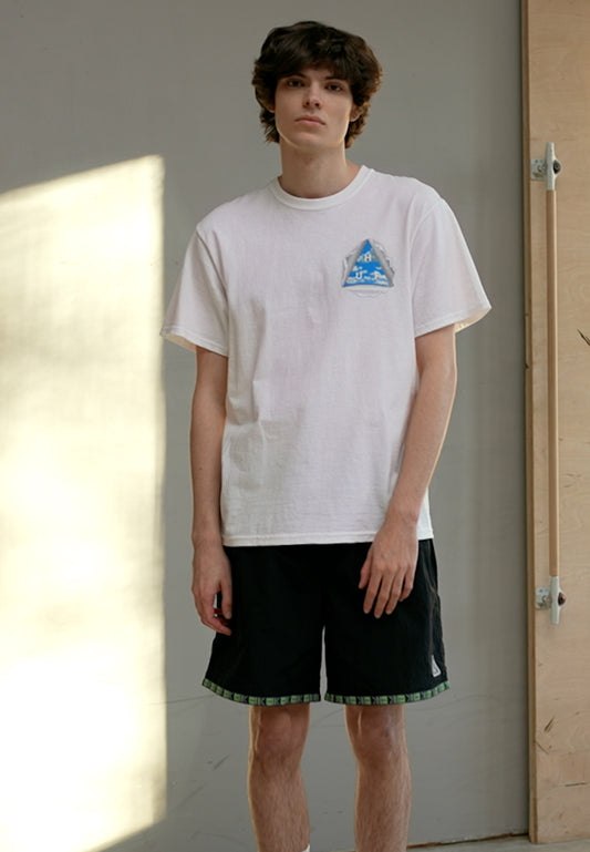 HUF TEAR A NEW ONE TEE - T-Shirt Print - White