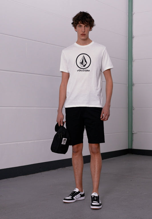 Volcom CRISP STONE - T-Shirt Print - White