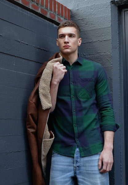 Jack & Jones JOROWEN COMFORT - Hemd - Trekking Green