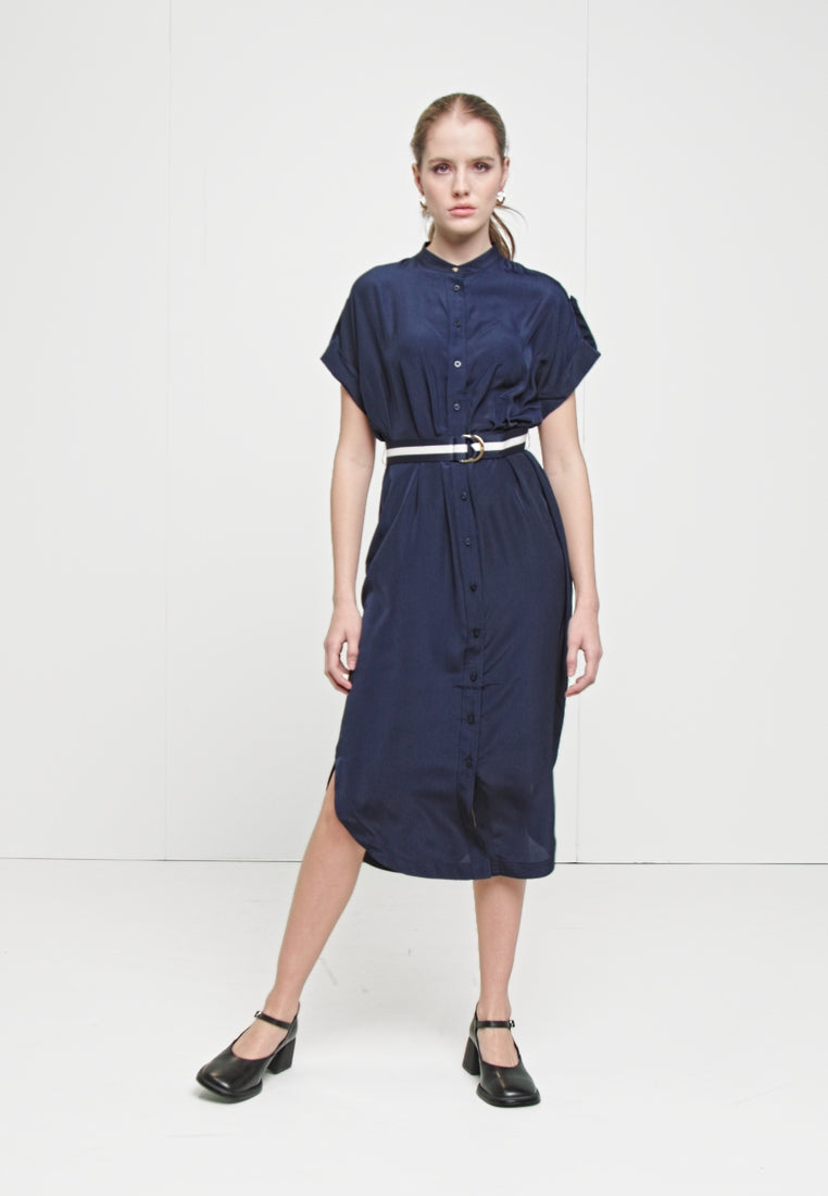  TYCENDA SHORT SLEEVE DAY DRESS - Blusenkleid - Refined Navy