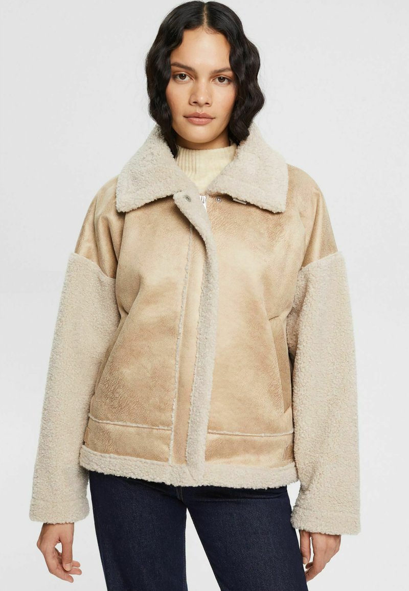 ESPRIT Winterjacke - Cream Beige
