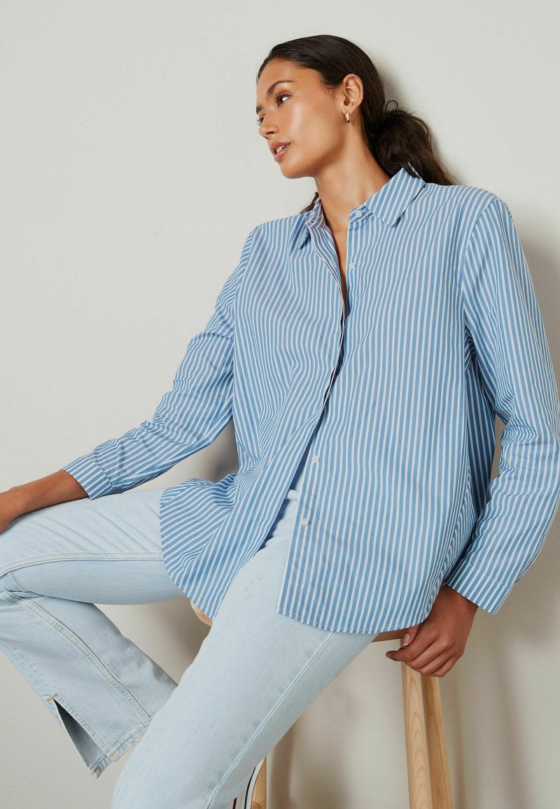 Next OVERSIZE - Hemdbluse - Blue
