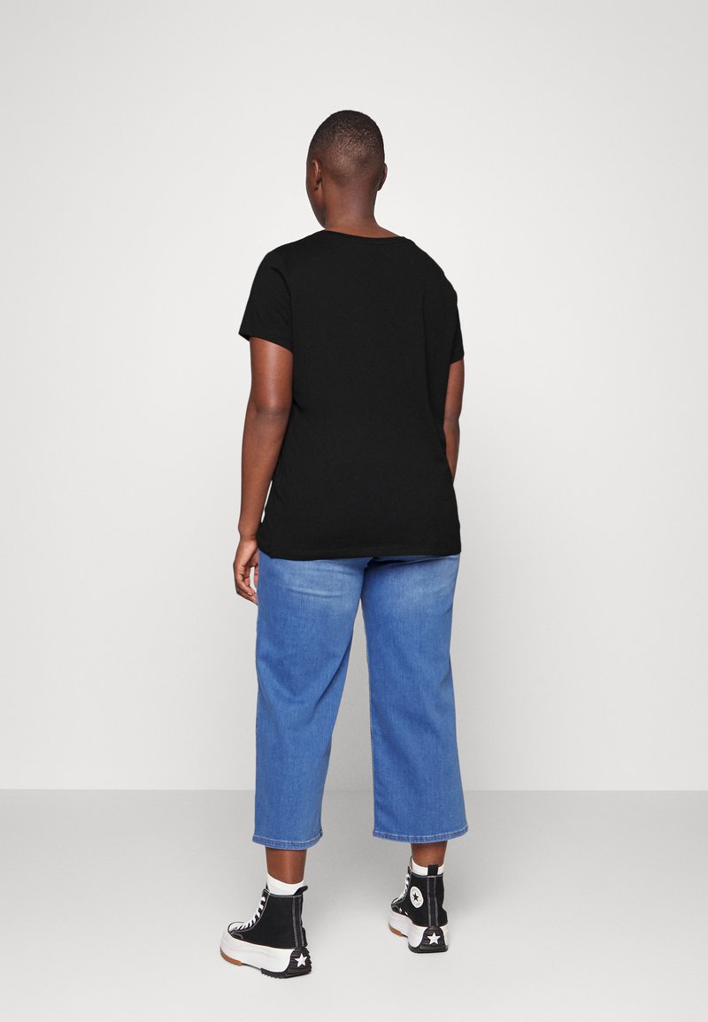 ONLY CARMAKOMA CARLAMINA - T-Shirt Print - Black