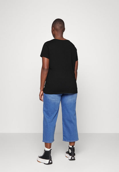 ONLY CARMAKOMA CARLAMINA - T-Shirt Print - Black