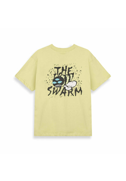 GRIMEY CAMISETA THE SWARM DC SHOES X HONEY LIME - Print T-shirt - Lima