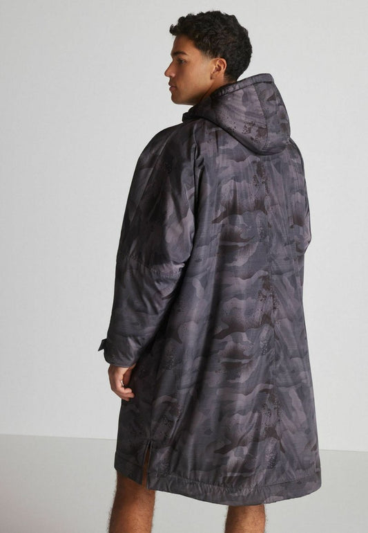 Next SWIM CHANGING - Wintermantel - Grey Camo Print