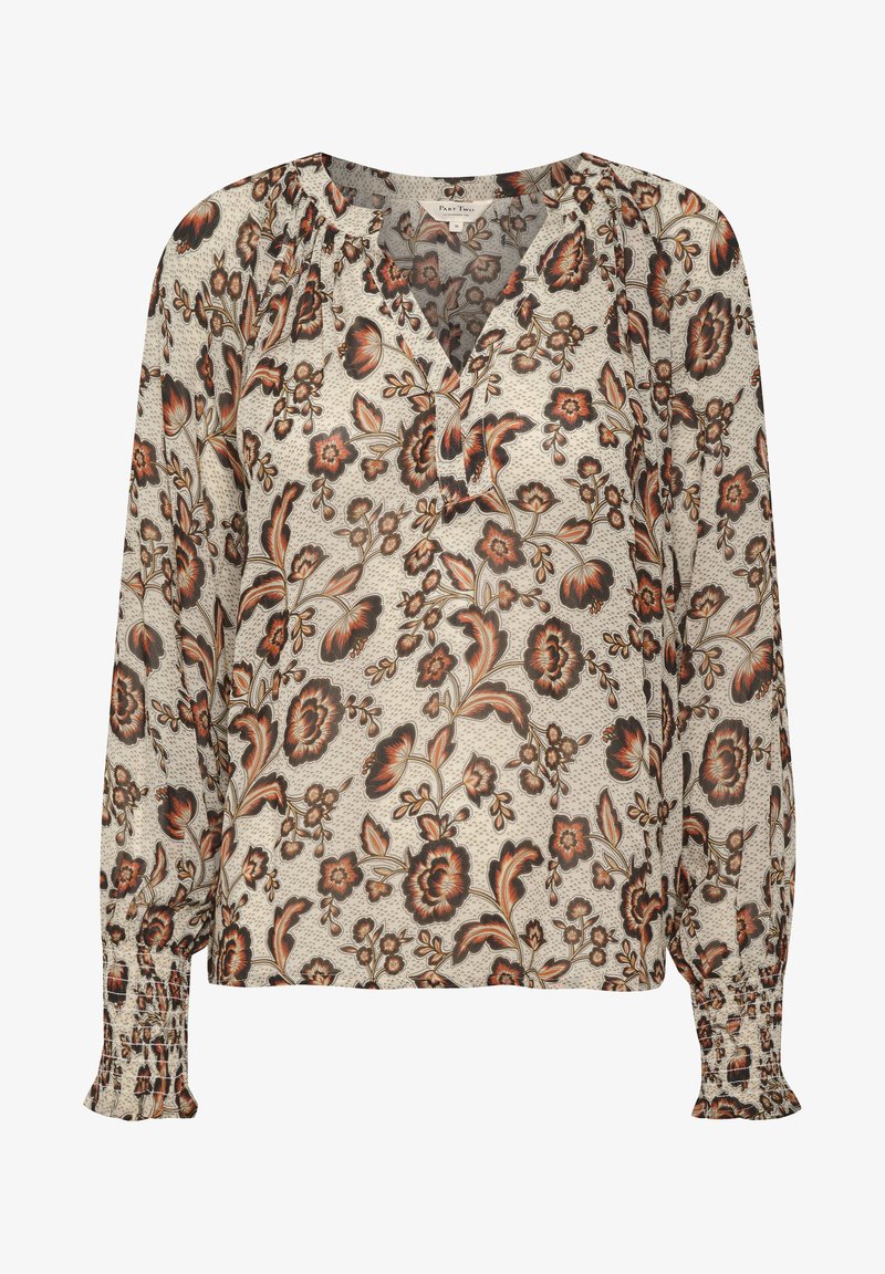 Part Two KETTAPW BL - Bluse - Koi Japanese Flower Print
