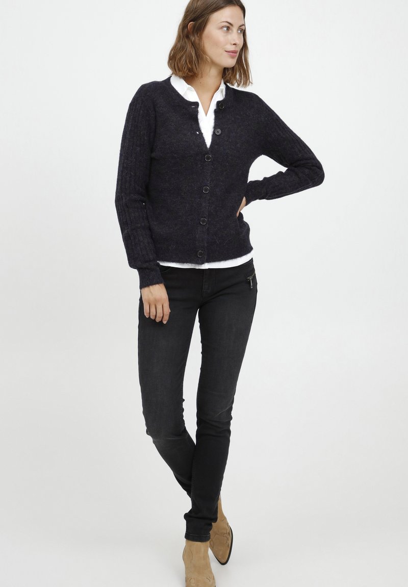 Fransa FRCESANDY 6 CARDIGAN - Strickjacke - Black