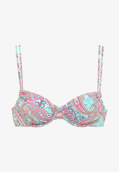VENICE BEACH Bikini-Top - Mint Bedruckt
