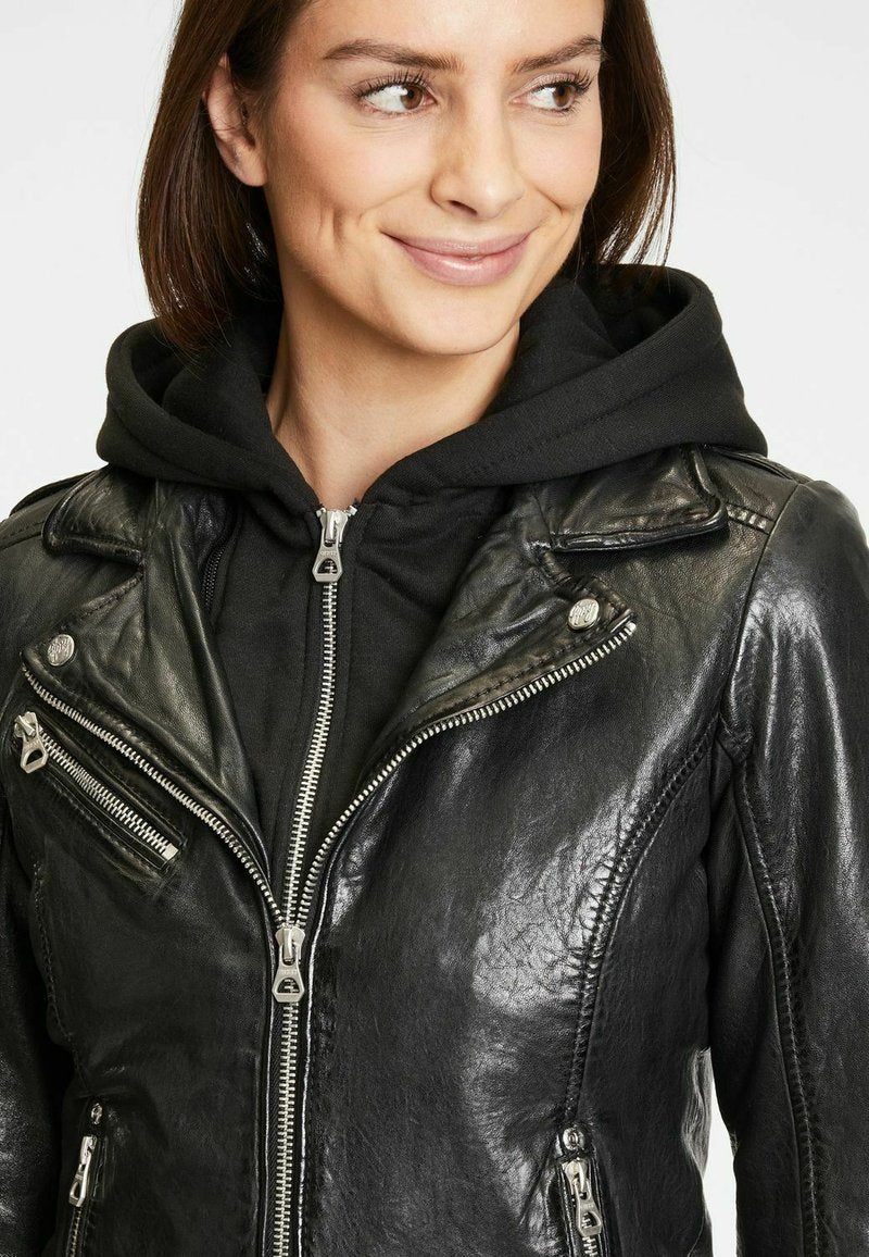GIPSY LARIV - Lederjacke - Black