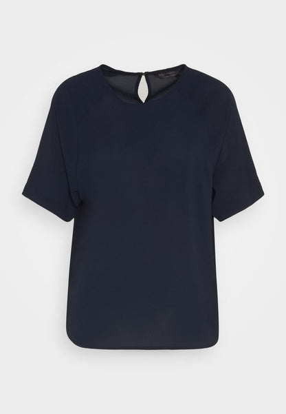Marks & Spencer WOVEN TEE - T-Shirt Basic - Midnight Navy