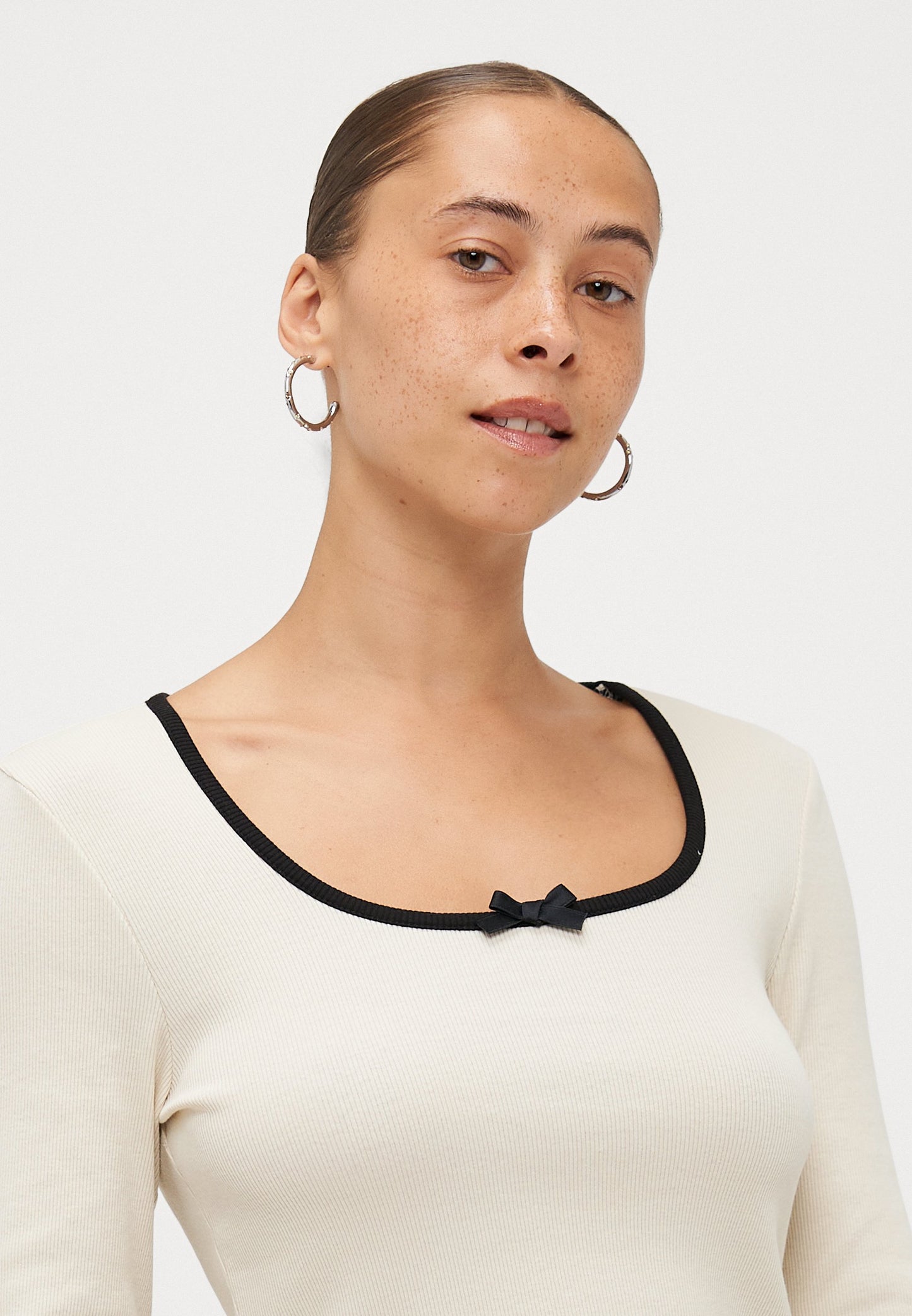ONLY Petite ONLLAILA - Long Sleeved Top - Birch/black