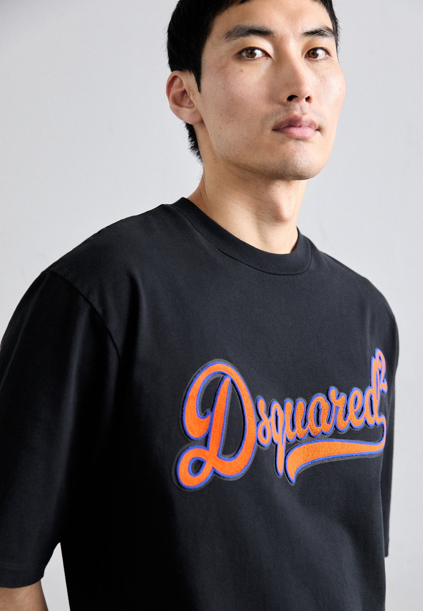 DSQUARED2 LOOSE FIT TEE - Print T-shirt - Black