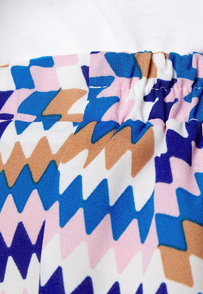 ONLY MATERNITY OLMSTELLA LIFE MIDI SKIRT - Maxirock - Bluing Sea Zig Zag
