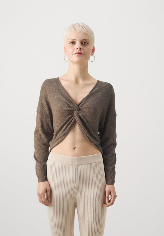 ONLY Petite ONLMILA 2-WAY - Jumper - Walnut