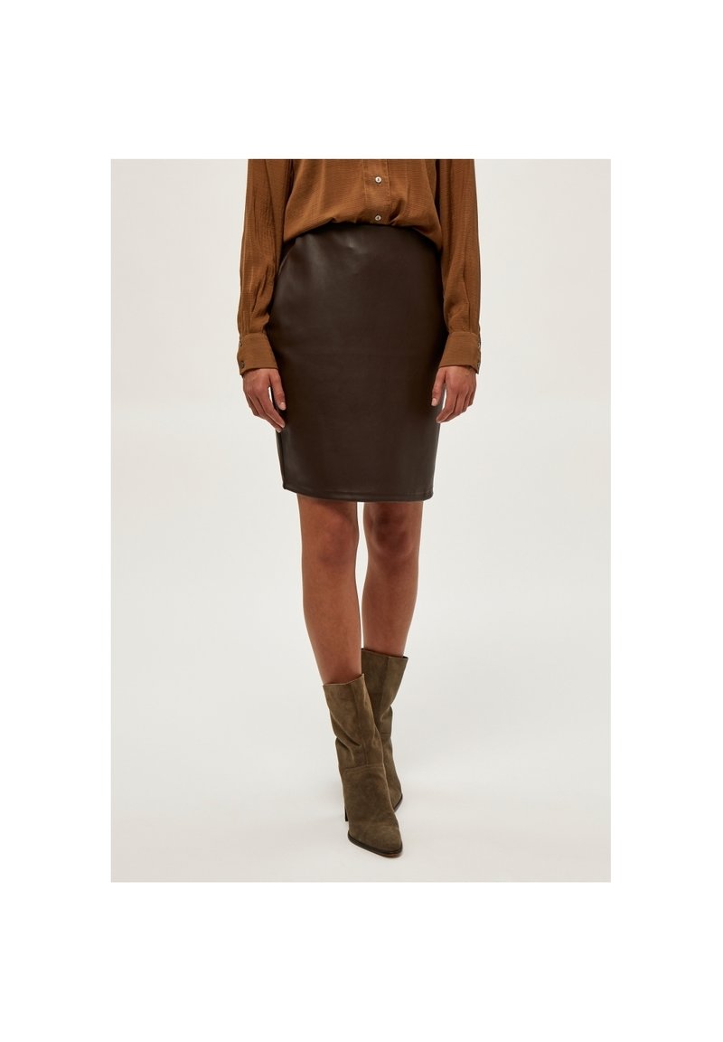 Peppercorn LINETTE - Minirock - Slate Brown