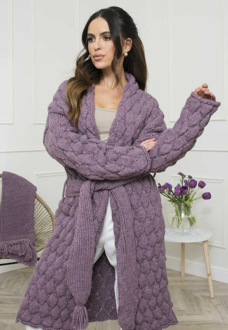  BIANKA - Strickjacke - Lilac