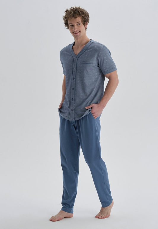  Nachtwäsche Set - Indigo