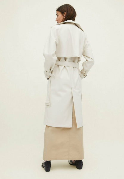 Stradivarius Trenchcoat - Off White