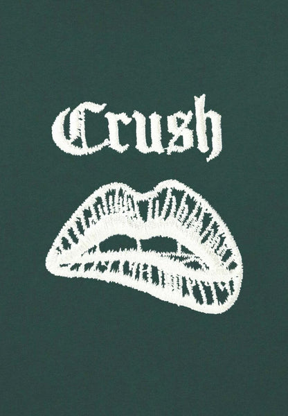  CRUSH EMBROIDERY UNISEX - Kapuzenpullover - Green