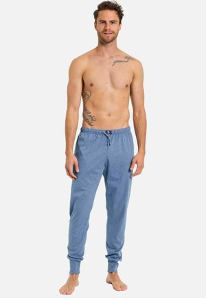  LANG MIT SEITENTASCHEN - Nachtwäsche Hose - Light Blue