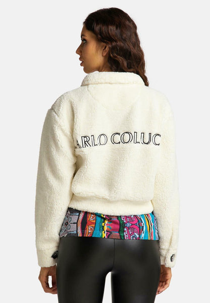 CARLO COLUCCI JACKE DALLAVALLE - Fleecejacke - Weiß