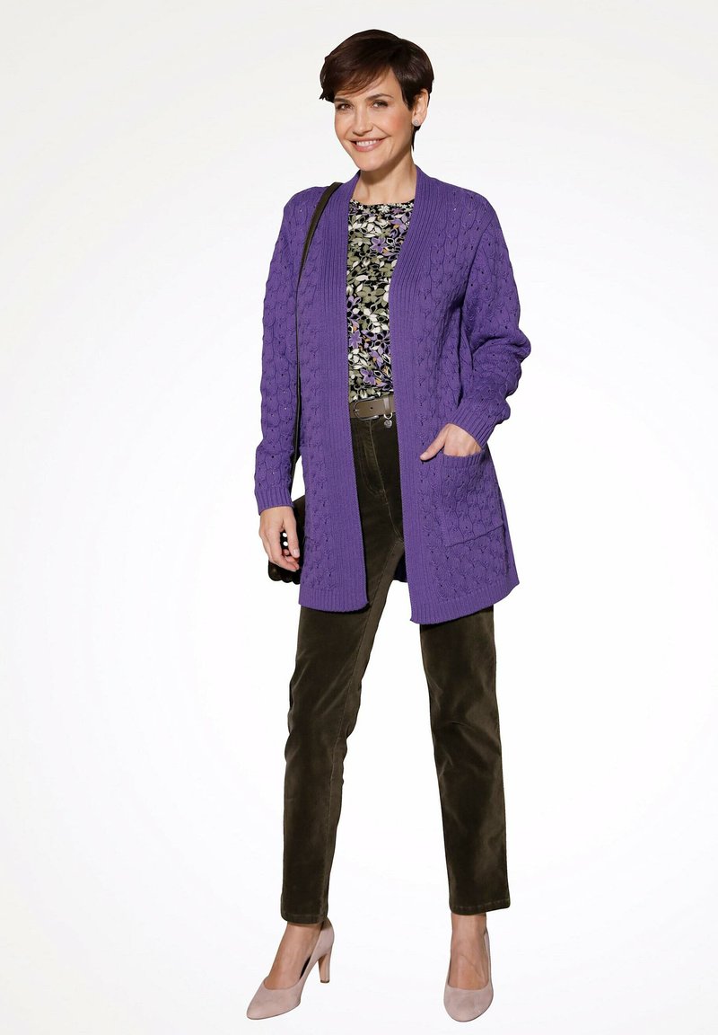  MONA - Strickjacke - Violett