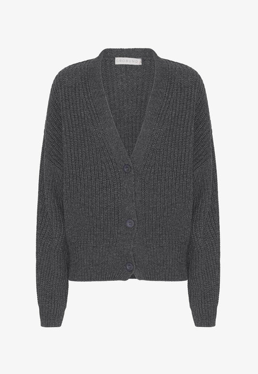  JULIE - Strickjacke - Antrasit Grey