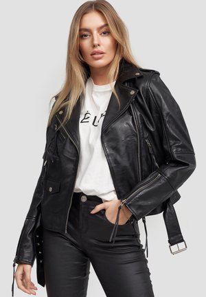  BEANGELINA - Lederjacke - Black