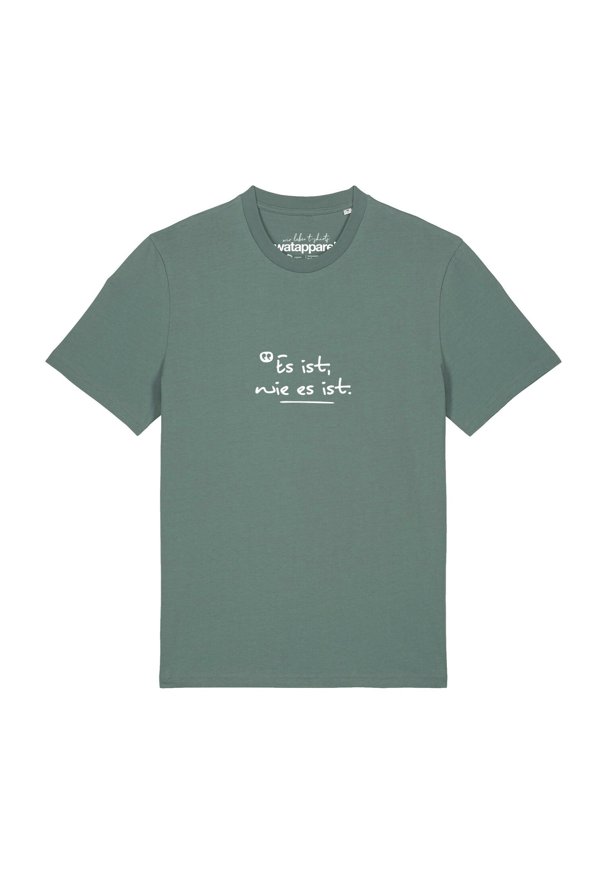  ES IST WIE ES IST - Print T-shirt - Heritage Brown