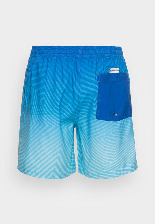 Quiksilver EVERYDAY WARPED LOGO VOLLEY - Badeshorts - Snorkel Blue