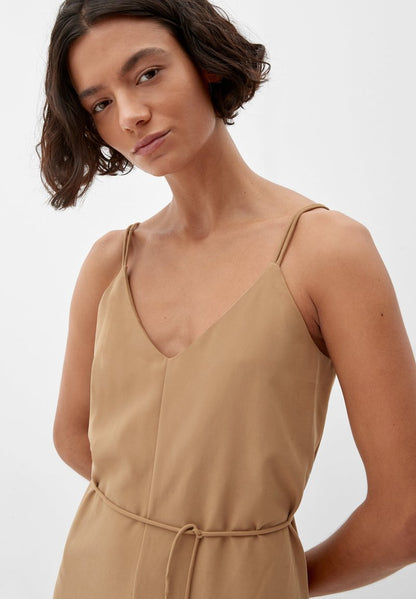 S.Oliver BLACK LABEL MET STRIKCEINTUUR - Maxikleid - Brown