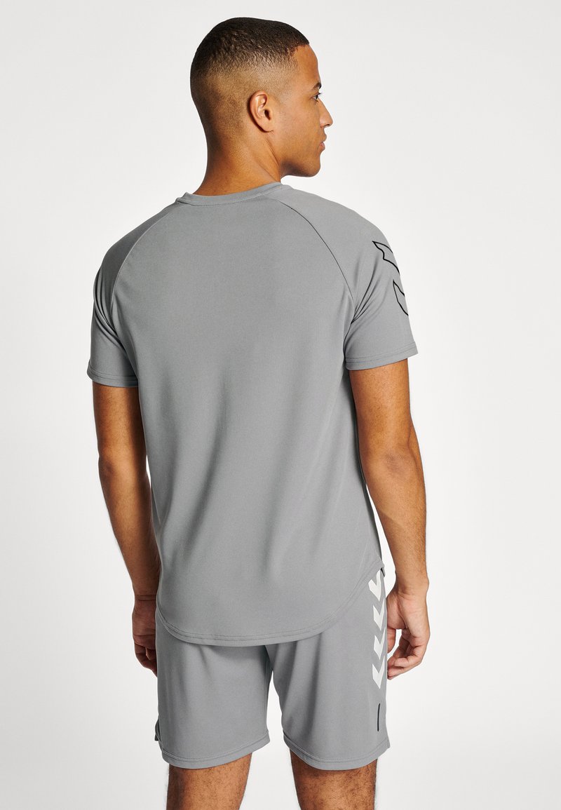 Hummel TOPAZ - T-Shirt Print - Sharkskin