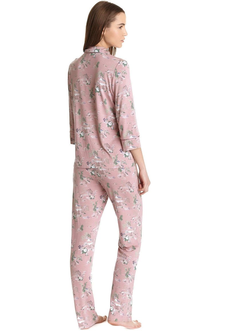  CHINESE TEAHOUSE - Nachtwäsche Set - Lightpink Allover