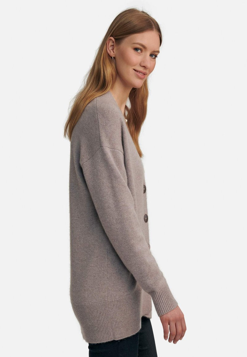  CASHMERE - Strickjacke - Taupe