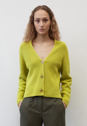 Marc O'Polo LONGSLEEVE, V-NECK - Strickjacke - Chalky Sand