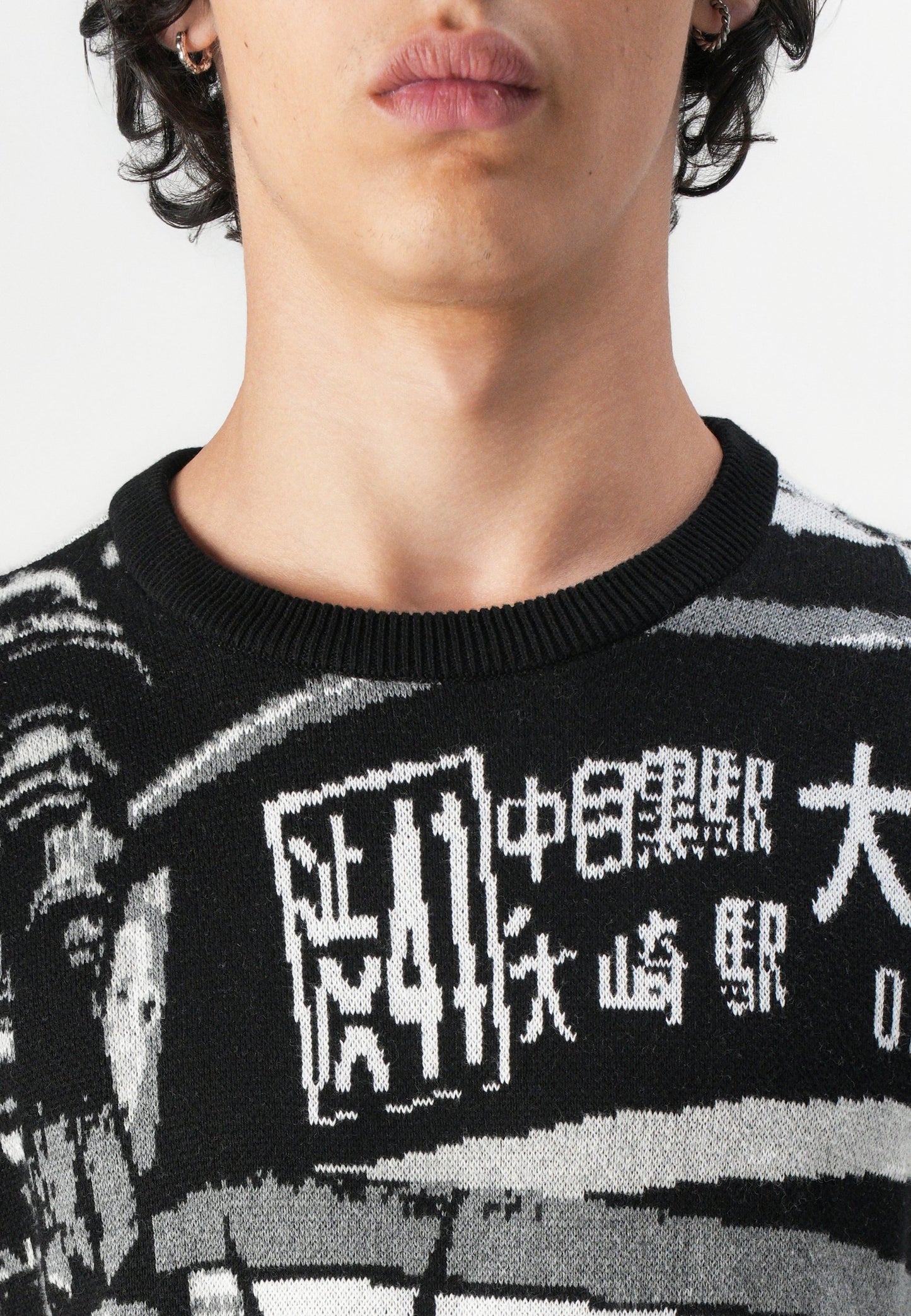 HUF WORLDWIDE COMMUTER SWEATER UNISEX - Jumper - Black