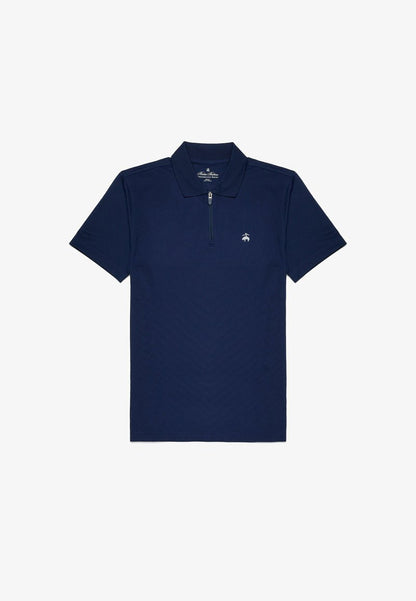  PERFORMANCE ZIP - Poloshirt - Blue